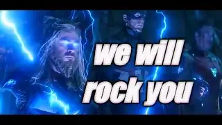 THOR,CAPTAN-AMERICA,IRON MAN|| WE WILL ROCK YOU [MARVEL]