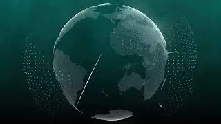 Technical Earth Globe For Green Screen Background HD |  Copyright Free Video