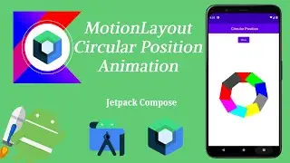 How to Implement MotionLayout Circular Position in Jetpack Compose | Android | Kotlin | Make it Easy