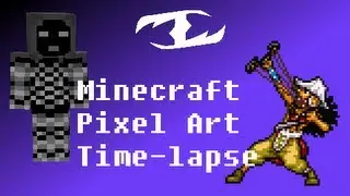 Ussop from One Piece - Minecraft Pixel Art Time-Lapse