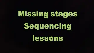 Missing stages or planning sequence of the lesson! module 2 / 3!
