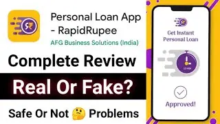 RapidRupee Loan App Real Or Fake | Rapid Rupee Loan App Review ✅ RapidRupee Loan App Full Details
