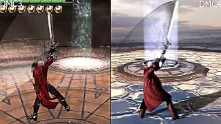 Devil May Cry 3 Vs  Devil My Cry 4 Dante Skills | Comparison