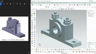 NX CAD | Part & Assembly Design | Tutorial # | Plummer Block Assembly