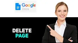 How to Delete a Page from Google Docs 2025