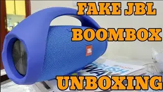 Fake JBL Boombox unboxing
