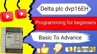 Plc tutorial for beginners, HMI Delta DOP-107EV & Schneider ATV312 Modbus-RTU via RS485
