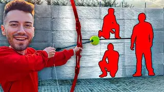 DUVARIN ARKASINDAKİ KİŞİLERİ VUR ?! (Sona Kalan Kazanır)