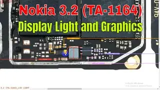 Nokia 3.2 (TA-1164) Display Light and Graphics problem Hardware Diagram, jumper ways