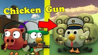 ЗОМБИ ФЕРМА В ЧИКЕН ГАН?(CHICKEN GUN) Мини-фильм*Подземные зомби*