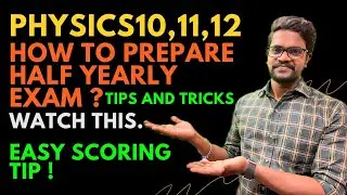 Half Yearly Preparation|Tips and Tricks|Physics Preparation|Tamil|Muruga MP 