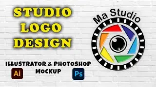 Illustrator Logo Design Guide: Create a Powerful Studio Logo | Expert Tutorial with Photoshop Mockup