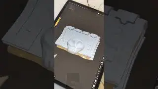 EASY 3D MODELING IN NOMAD SCULPT AND PROCREATE #shorts