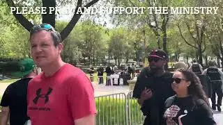 Am Israel Chai! Pro Palestine Protest and an Outreach in Chicago IL…