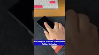 Red Magic 8 Pro Plus Transparent Edition Unboxing! #shorts #youtubeshorts #zte