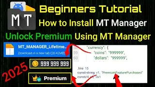 How To Install And Mod Using MT Manager|| 2025