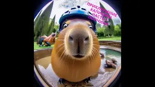 Приключение Капибары часть 1 Пончики #капибара #путешествия