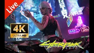 LIVE CYBERPUNK 2077 EM 4K MUITAS MISSÕES SECRETAS