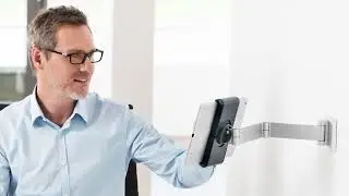 Durable Tablet bordstander med klemme sølv - JustMore.dk