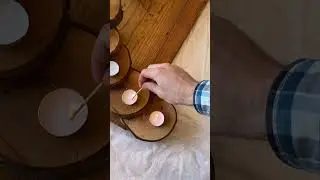 Rustic candle holder