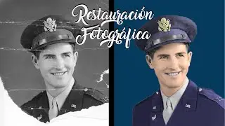 Photoshop Tutorial 01 | Restauracion y Color Fotográfico | Herramienta Pincel, Corrector y Clonación