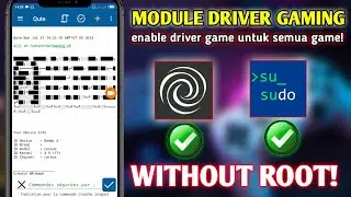 No root gaming driver module - boost fps, gaming performance mode, fix lag for all games