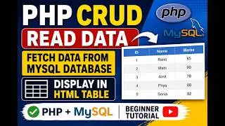 Display Student Database Records in HTML Table