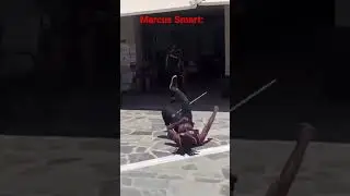 Marcus Smart Practicing During the Off Season