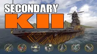 Full secondary Kii is fun || World of Warships