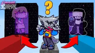 Minecraft FNF Kapi : DO NOT CHOOSE THE WRONG PORTAL (Sky minus or Tankman?)