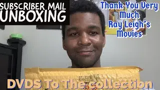 New subscriber Mail Unboxing Package From Rays Movies New DVDS