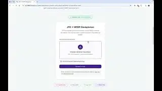 JPG to WebP Dönüştürücü Ücretsiz Online | JPG'yi Modern WebP Formatına Çevir Aracı