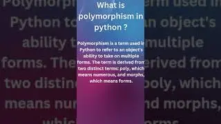 Shorts| Polymorphism