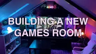 Building a new games room / cinema room