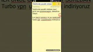 TELEFON ÜZERİNDEN YASAKLI SİTELERE GİRME