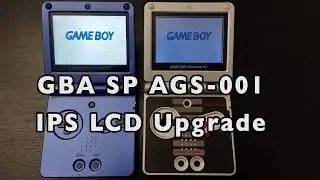 Upgrading a GBA SP AGS-001 to an IPS LCD - Timelapse