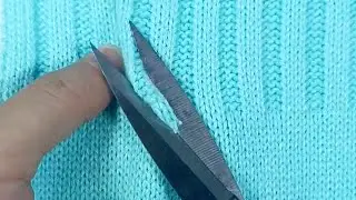 How to Repair a Hole in a Knitted Sweater at Home Without Leaving Any Marks