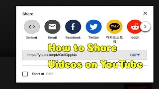 How to Share Videos on YouTube