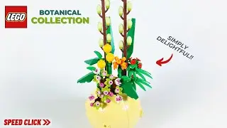 Lovely and Colorful LEGO FLOWERPOT. #40588 / Speed Build Review