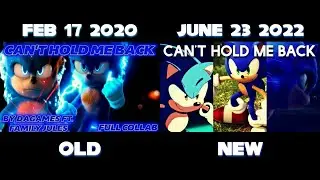 Old and New | Sonic AMV - DAGames Ft .Family Jules ~ Can't Hold Me Back