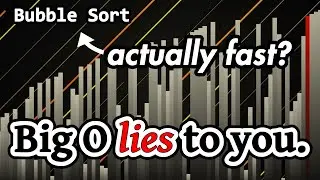DON'T Trust Big O Notation