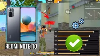Redmi Note 10 free fire sensitivity setting⚙️ | Redmi Note 10 free fire headshot setting⚙️