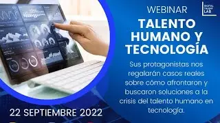WEBINAR: TALENTO HUMANO Y TECNOLOGÍA