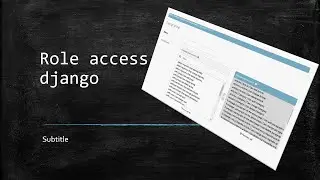 membuat akses kusus di django admin