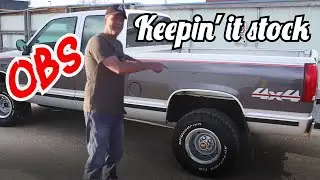 OBS Chevrolet Accessories | diamond plate box rails and stereo install | 93 Chevy Silverado  UPDATED