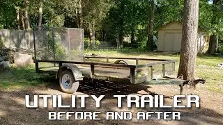 Utility Trailer Before/After Timelapse