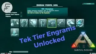 Ark survival evolved: How to Unlock Tek Tier Engrams