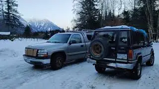 1989 Isuzu Trooper - Cold weather start in winter 2020