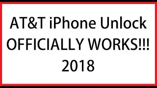 How to unlock AT&T locked iPhone OFFICIALLY that WORKS!!! 2018