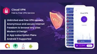 Cloud VPN app source code free download | how to make vpn app in android studio | 